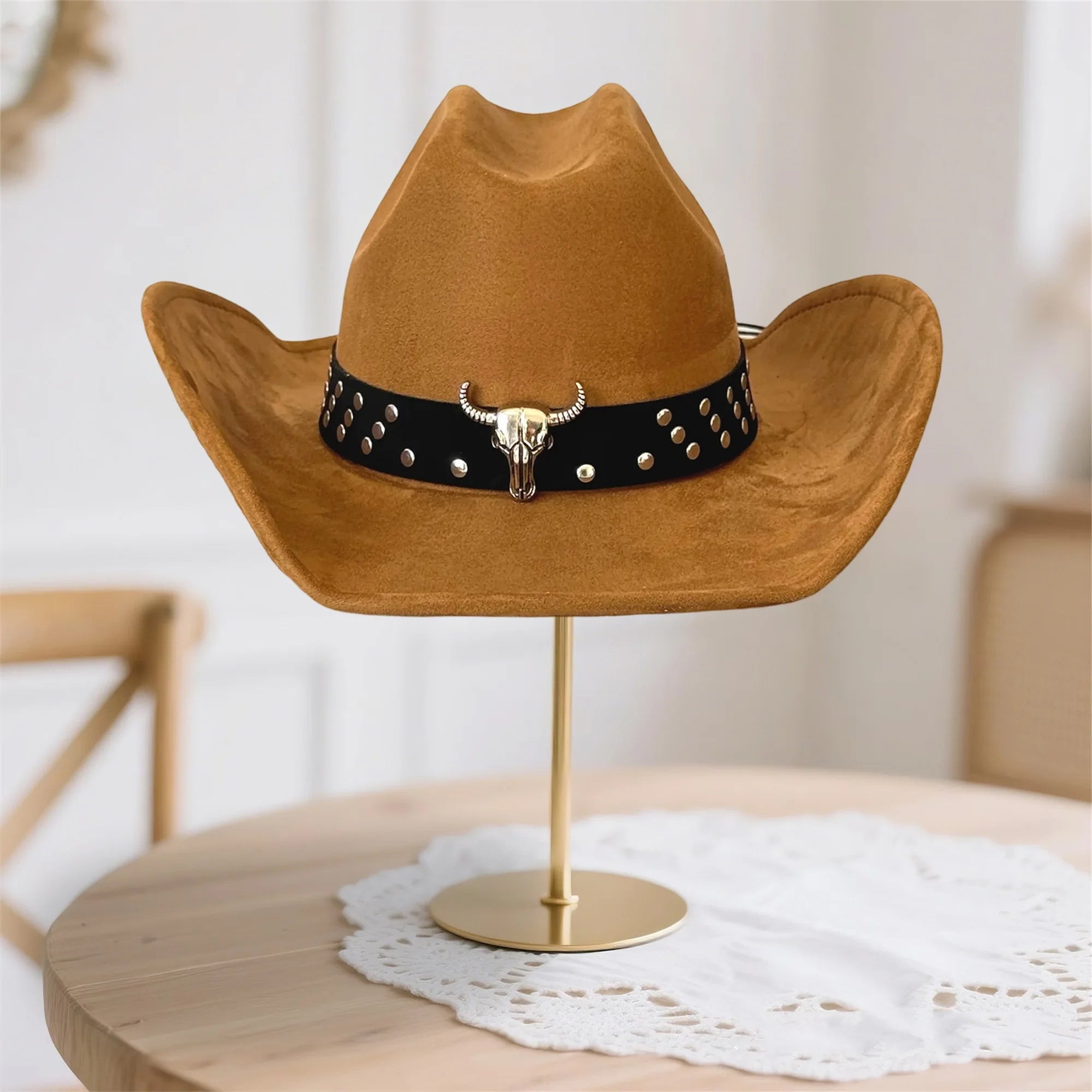 Bull Head Cowboy Hat